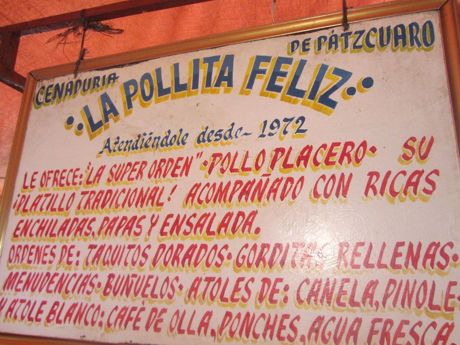 La Pollita Feliz Patzcuaro, Mexico Restaurant