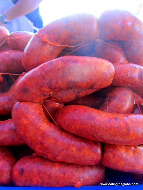 Chorizo at Tuesday Market/“El Tianguis”