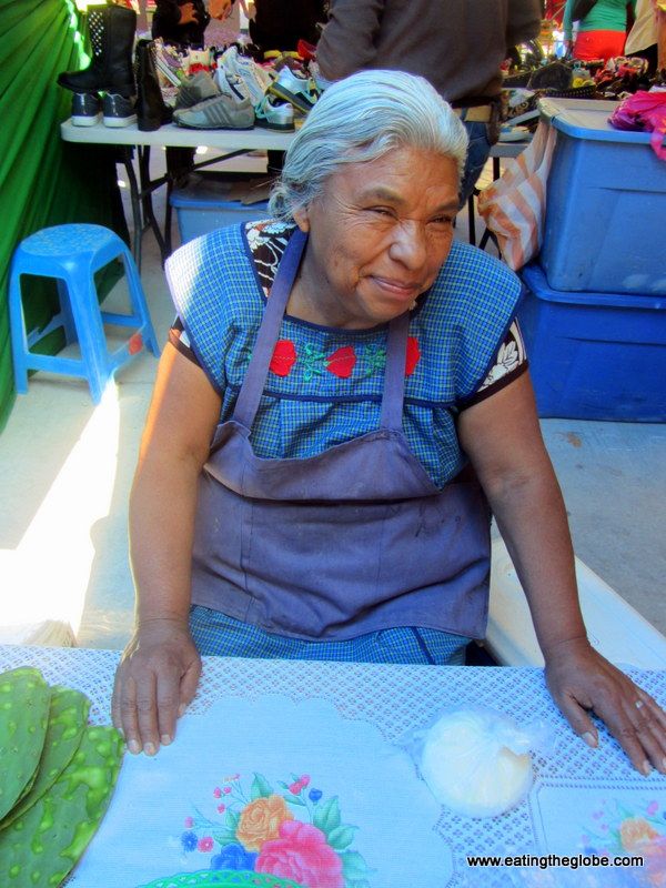 Happy woman at Tuesday Market