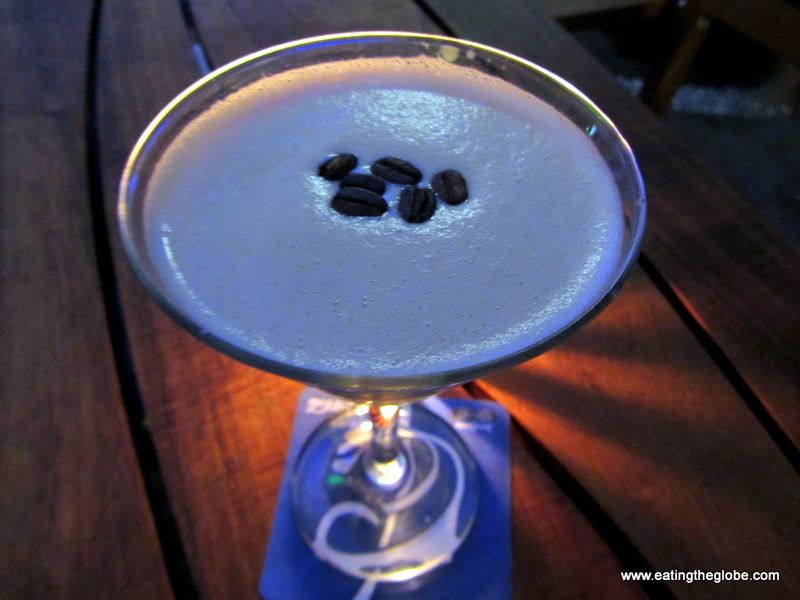 espresso Martini at Pescau restaurant in San Miguel de Allende
