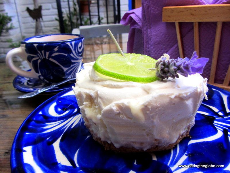 lime pie at lavanda san miguel de allende