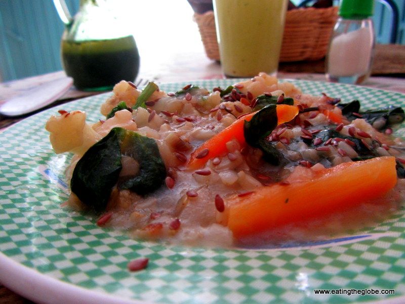 brown rice at NutriVerde vegetarian restaurant, San Miguel de Allende