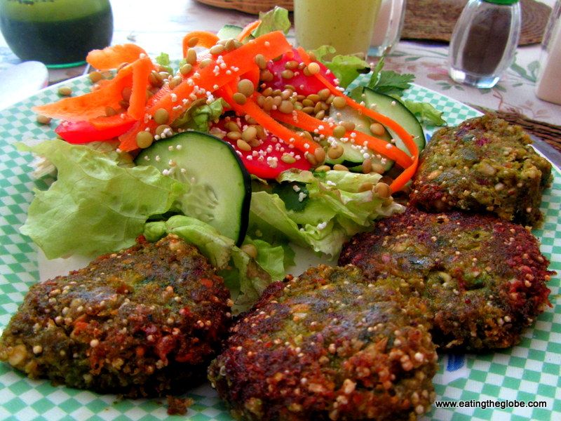 Veggie Crouquettes at Nutri-Verde, San Miguel de Allende