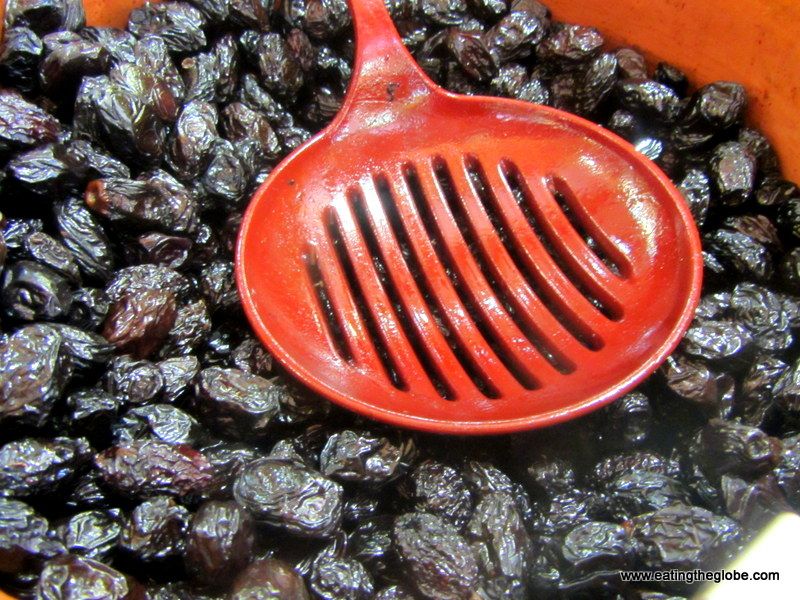 oil-cured olives at the Chania Market