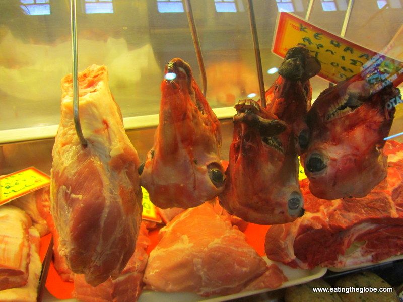 Lamb's heads in Chania Market