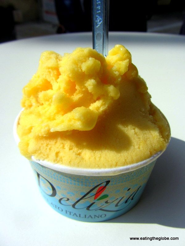 Cretan Orange Gelato From Delizia Cretan Orange Gelato From Delizia