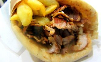Pork Souvlaki at Opaka