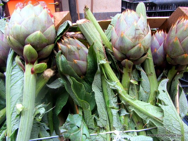 Artichokes at Mercato di Capo in Palermo, Sicily