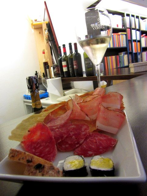 Meats and Cheeses with Prosecco