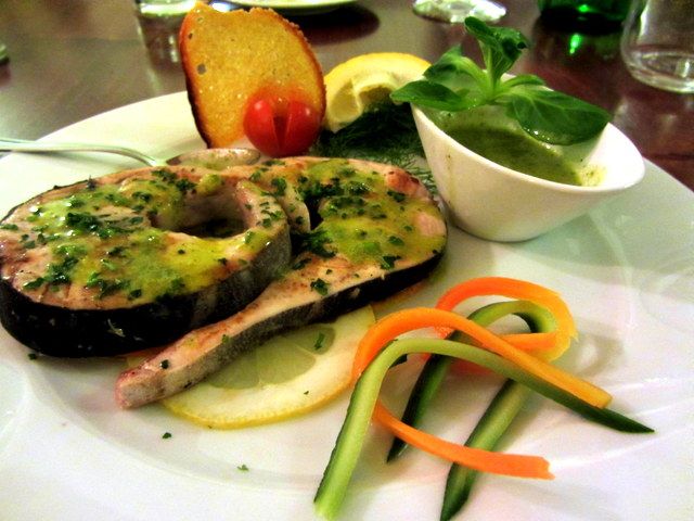 Grilled swordfish