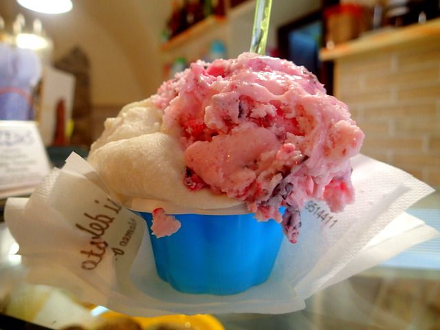 Gelato from L'Arte de Gelato in Erice