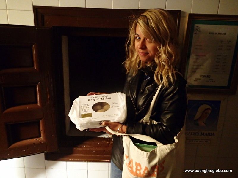 Orange cookies from the convent Madrid food