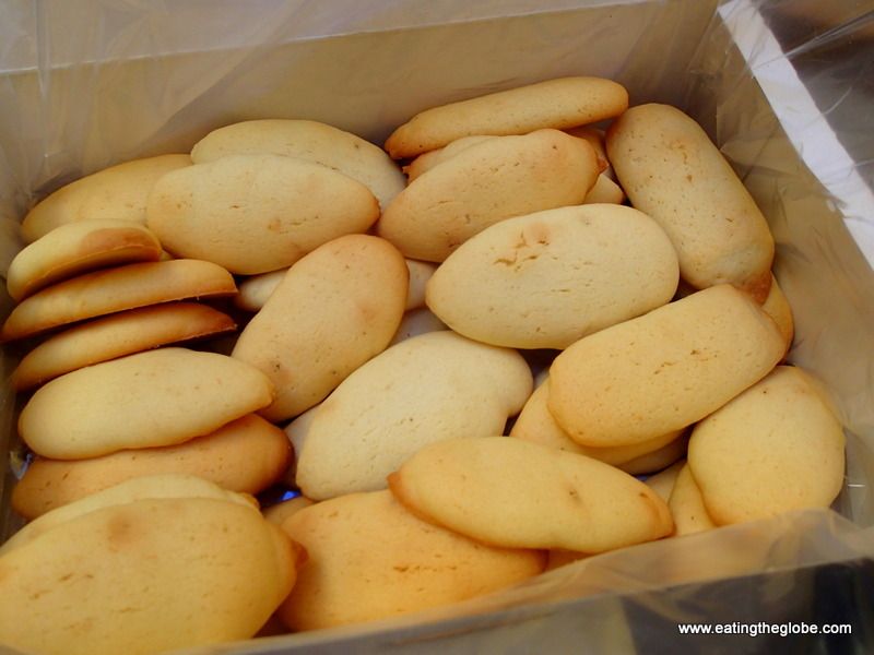 Orange cookies from the convent Madrid food