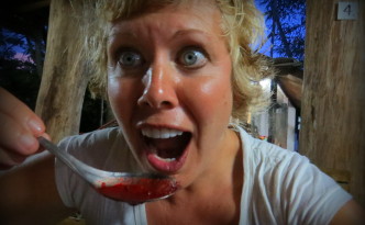 Valen Dawson Eating Thailand