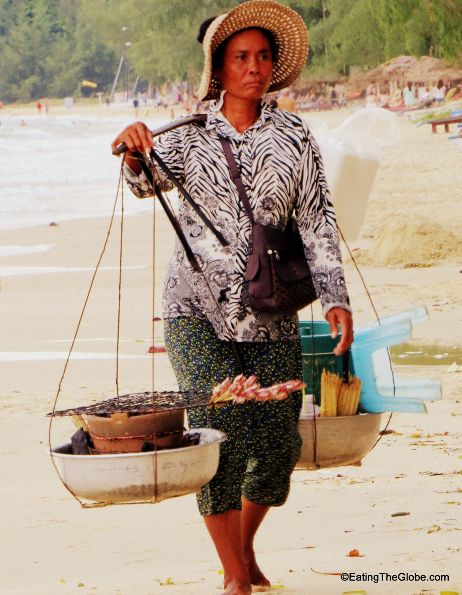 beach food Otres Beach, Cambodia