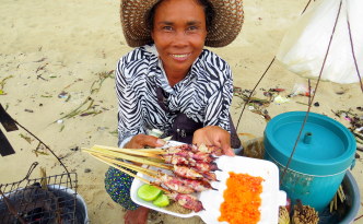 beach food otres beach cambodia