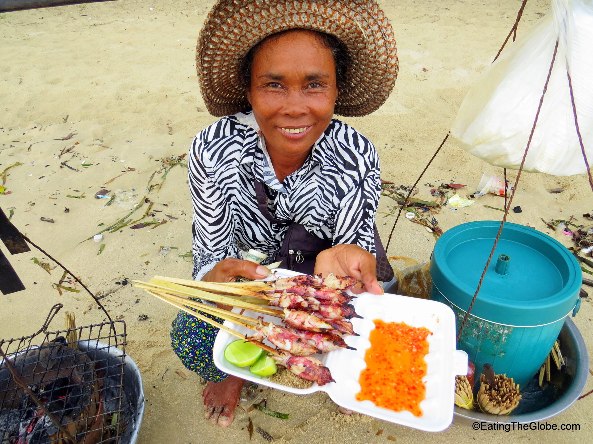 beach food otres beach cambodia
